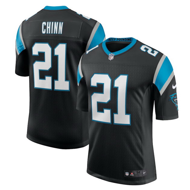 mens nike jeremy chinn black carolina panthers vapor limited jersey